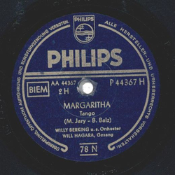 Willy Berking u. s. Orchester - Donna Theresa / Margaritha