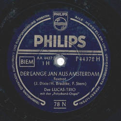 Das Lucas-Trio - Der lange Jan aus Amsterdam / Ich hab...