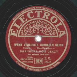 Barnabas von Geczy - Wenn Verliebte bummeln gehn /...