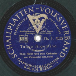 Theo Heldt und sein Orchester - Schwarze Orchideen / Tango Argentino