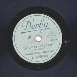 Groes Streich-Orchester - Liebeslieder / Schatz Walzer