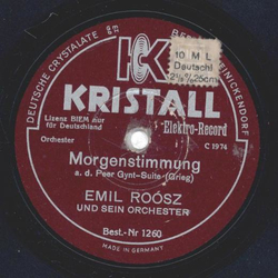 Emil Roósz - Morgenstimmung / Solvejgs Lied