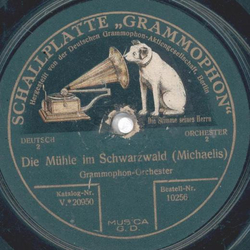 Grammophon-Orchester / J. Aschke und O. Lemke - Die Mühle im Schwarzwald / Spatzen am Dach 