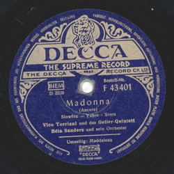 Vico Torriani - Madonna / Maddalena