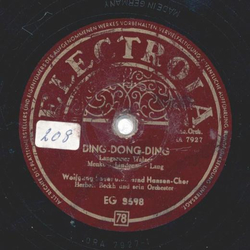 Wolfgang Sauer - Ding-Dong-Ding / Ein kleiner Ring aus Gold
