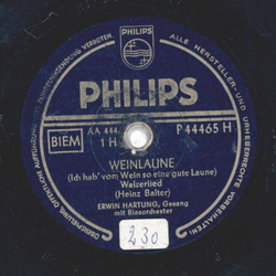 Erwin Hartung - Weinlaune / Die Überschwemmung