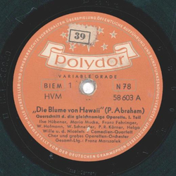 Lise Hübener / Maria Mucke - Die Blume von Hawaii, Ein...
