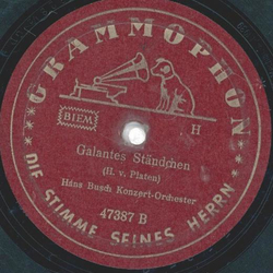 Hans Busch - Moosrschen / Galantes Stndchen