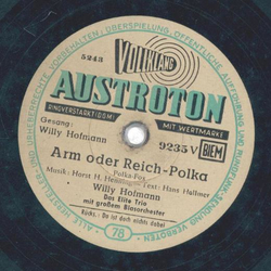 Willy Hofmann - Arm oder Reich / Da ist doch nichts dabei