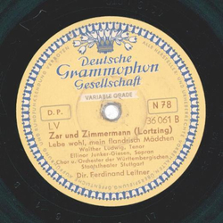 Ferdinand Leitner - Undine (Lortzing) / Zar und Zimmermann (Lotzring)