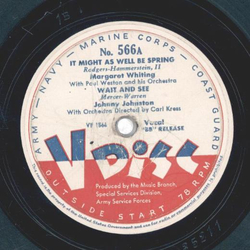 Redgers,Paul Weston,Mercer, Johnny Johnston / Evelyn...