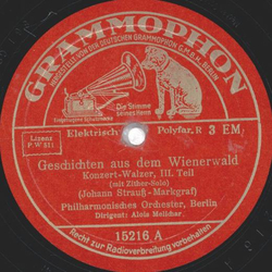 Berliner Philharmonisches Orchester - Geschichten aus dem Wienerwald 3. Teil / Intermezzo aus 1001 Nacht