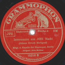 Berliner Philharmonisches Orchester - Geschichten aus dem Wienerwald 3. Teil / Intermezzo aus 1001 Nacht