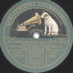 Paul Godwin mit seinem Knstler-Ensemble - Von Heidelberg...