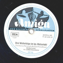 Adalbert Lutter - Drei Welterfolge im IGs. Walzertakt /...