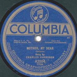 Charles Harrison - Mother, My Dear / The Shannon, The Shamrock And You