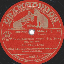 Alois Melichar - Brandenburgisches Konzert Nr. 6, B-dur 1. Satz Teil I und II