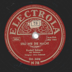 Rudolf Schock - Still wie die Nacht / Das alte Lied