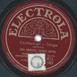 Rio Grande Tango Band - Confession / Spaventa