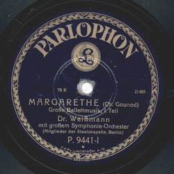 Dr, Weißmann mit Symphonie Orchester - Margarethe ( Große...