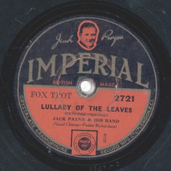 Jack Payne - Paradise / Lullaby of the leaves