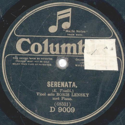 Boris Lensky - Srnade Italienne / Serenata