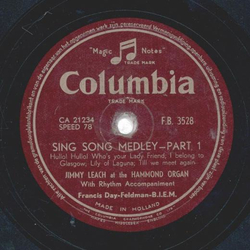 Jimmy Leach - Sing Song Medley