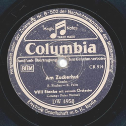 Willi Stanke mit seinem Orchester - O Donna Juanita / Am Zuckerhut