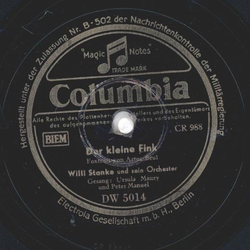 Willi Stanke mit seinem Orchester - Der kleine Fink /...