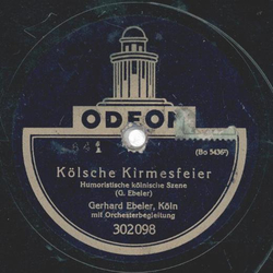 Gerhard Toni Ebeler - Klsche Kirmesfeier / Der freche Bettler 