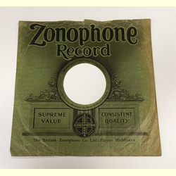 Original Zonophon(e) Cover fr 25er Schellackplatten