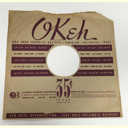 Original Okeh Cover fr 25er Schellackplatten