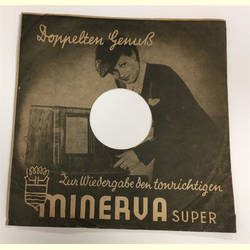 Original Minerva Cover fr 25er Schellackplatten