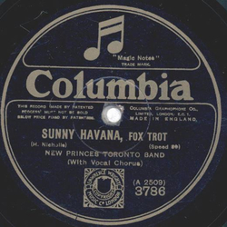 New Princes Toronto Band - Sunny Havana / Save Your Sorrow ( For To-Morrow )