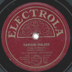 Hili Hawaiian/ nat Shilkret - Hawaiian-Walzer / Herziges Mdchen