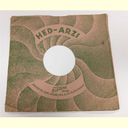 Original Hed-Arzi Cover fr 25er Schellackplatten