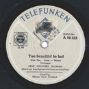 Arne Hlphers - Too beautiful to last / Minnie from Trinidad