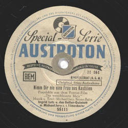 Ingrid Lutz, Michael Jary - Maja Mambo, Rhythmus der Nacht / Nimm dir nie eine Frau aus Kastilien