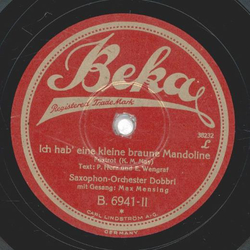 Max Mensing - Florentine / Ich hab eine kleine braune Mandoline