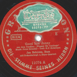 Jan Behrens - Good bye Jonny / Kleine Taverne in Shanghai