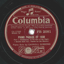 Carroll Gibbons - Piano Parade of 1938 