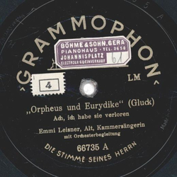 Emmi Leisner - Orpheus und Eurydike