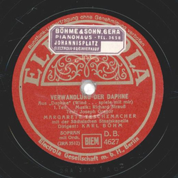 Margarete Teschemacher - Verwandlung der Daphne