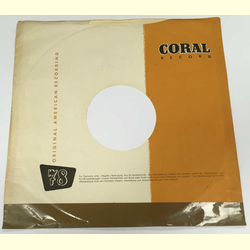 Original Coral Cover fr 25er Schellackplatten A1 C