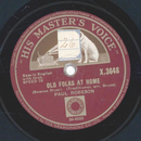 Paul Robeson - Old Folks At Home / My Old Kentucky Home