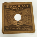 Original Broadcast Twelve Cover fr 25er Schellackplatten