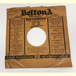 Original Beltona Cover f�r 25er Schellackplatten A1 C