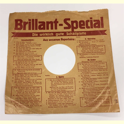 Original Brillant Cover fr 25er Schellackplatten