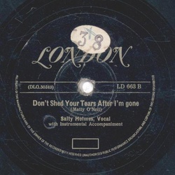 Salty Holmes - I Found My Mama / Dont Shed Your Tears After Im gone