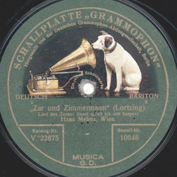 Hans Helms - Zar und Zimmermann / Aida
